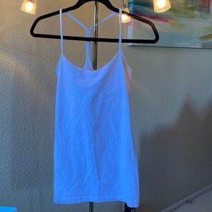 Lululemon racerback tank, activewear with shelf bra